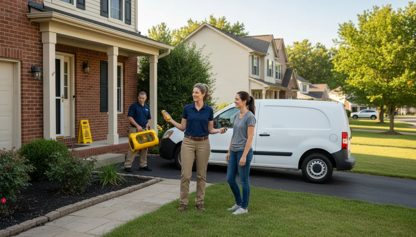 Residential water damage restoration in Vernon Hills, IL